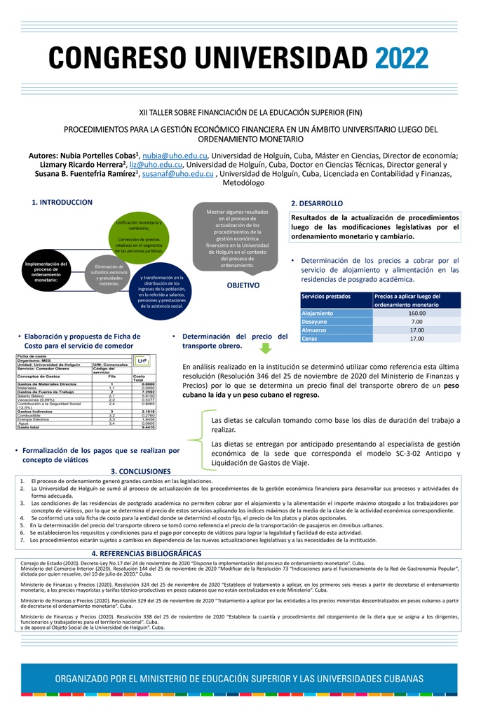 PROCEDURES FOR ECONOMIC-FINANCIAL MANAGEMENT IN A UNIVERSITY FIELD AFTER MONETARY MANAGEMENT